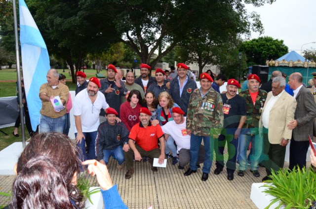 Un acto emotivo donde Héroes de Malvinas estuvieron presentes en Baradero