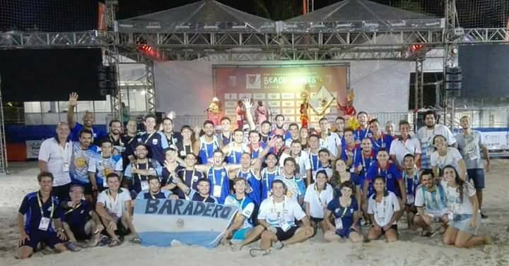 Bronce en Brasil para el Futbol Playa Universitario Argentino integrado por 4 baraderenses