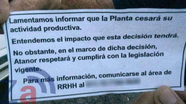Atanor. Arréglense como puedan es el lema del ministerio