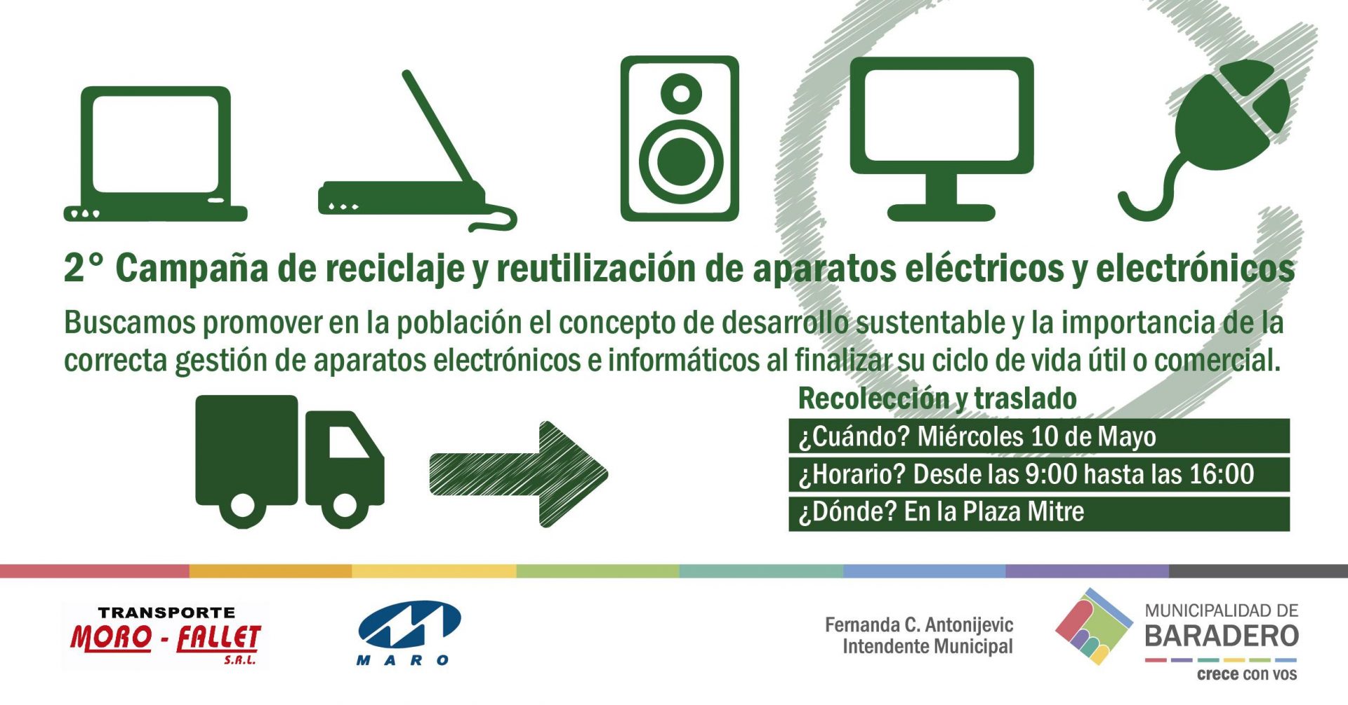 2° Campaña de reciclaje y reutilización de aparatos eléctricos y electrónicos