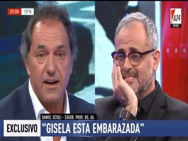 Daniel Scioli: “Gisela está embarazada, a los 60 vuelvo a ser padre”