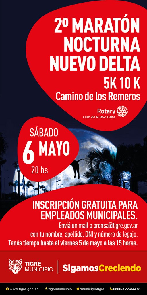 Llega la segunda edición de la Maratón Nocturna Nuevo Delta
