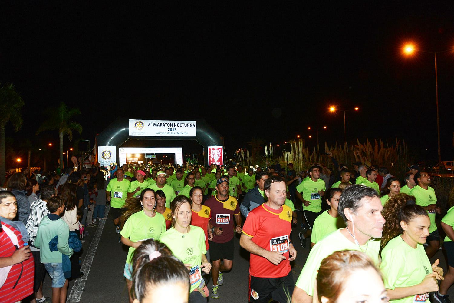 Más de 2 mil personas corrieron la segunda Maratón Nocturna Nuevo Delta