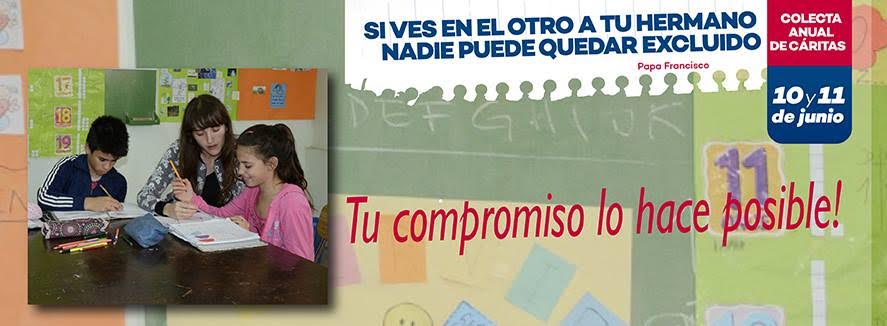 Colecta anual de Caritas: 10 y 11 de junio