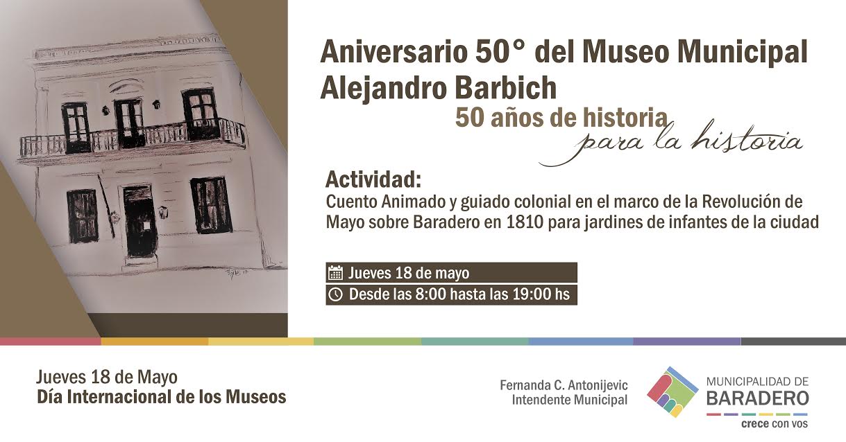 Actividades en el marco del 50° Aniversario del Museo Municipal “Alejandro Barbich”