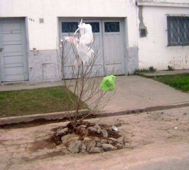Una de arena. Los vecinos «señalaron» un pozo a reparar