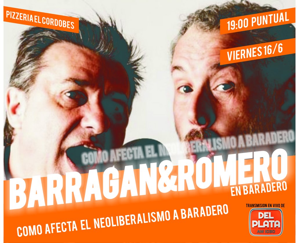 Carlos Barragán y El Profe Romero en Baradero