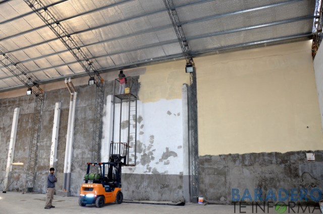 Importante obra de remodelación del gimnasio de Atlético