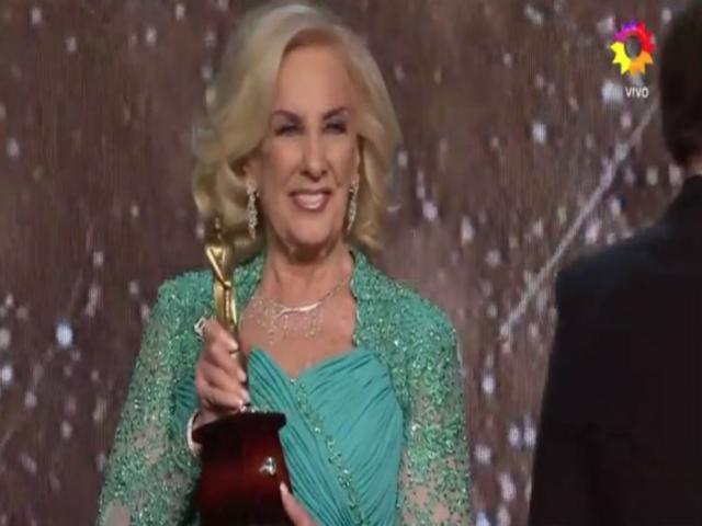 Mirtha Legrand recibió el Martín Fierro de brillante: «Me han convertido en una mujer muy feliz»