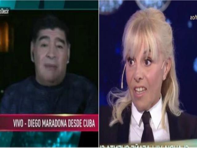 Diego Maradona y Claudia Villafañe se destruyeron en televisión