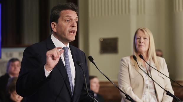 Sergio Massa será candidato a senador nacional junto a Margarita Stolbizer por el frente 1 País