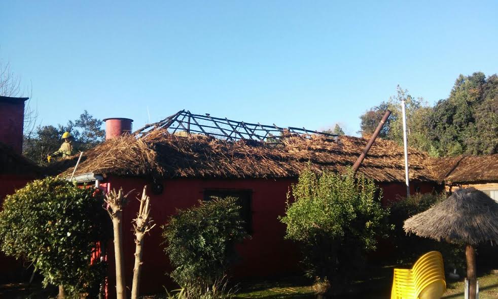Incendio en la Parrilla «El Patio de Ricardo»