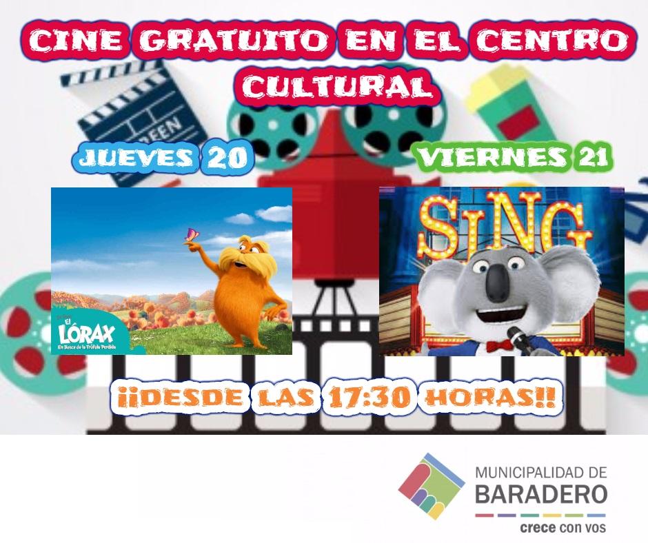 Cine gratuito en el Centro Cultural “Arturo Umberto Illia”