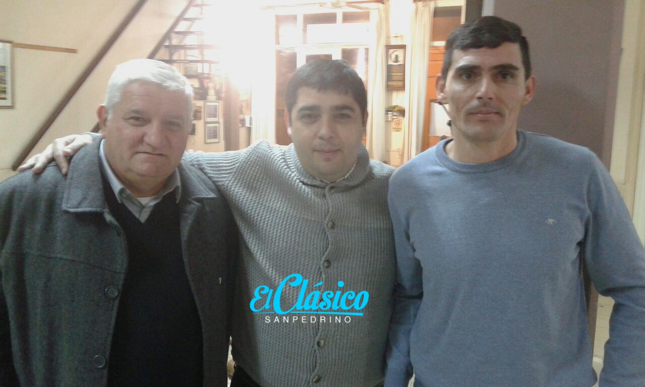 Los Presidentes de las Ligas de Baradero y San Pedro junto al Pte. del Consejo Federal de AFA