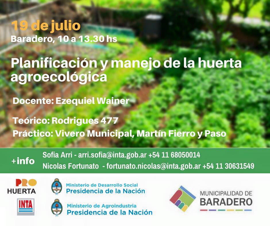 Planificación y manejo de la huerta agroecológica