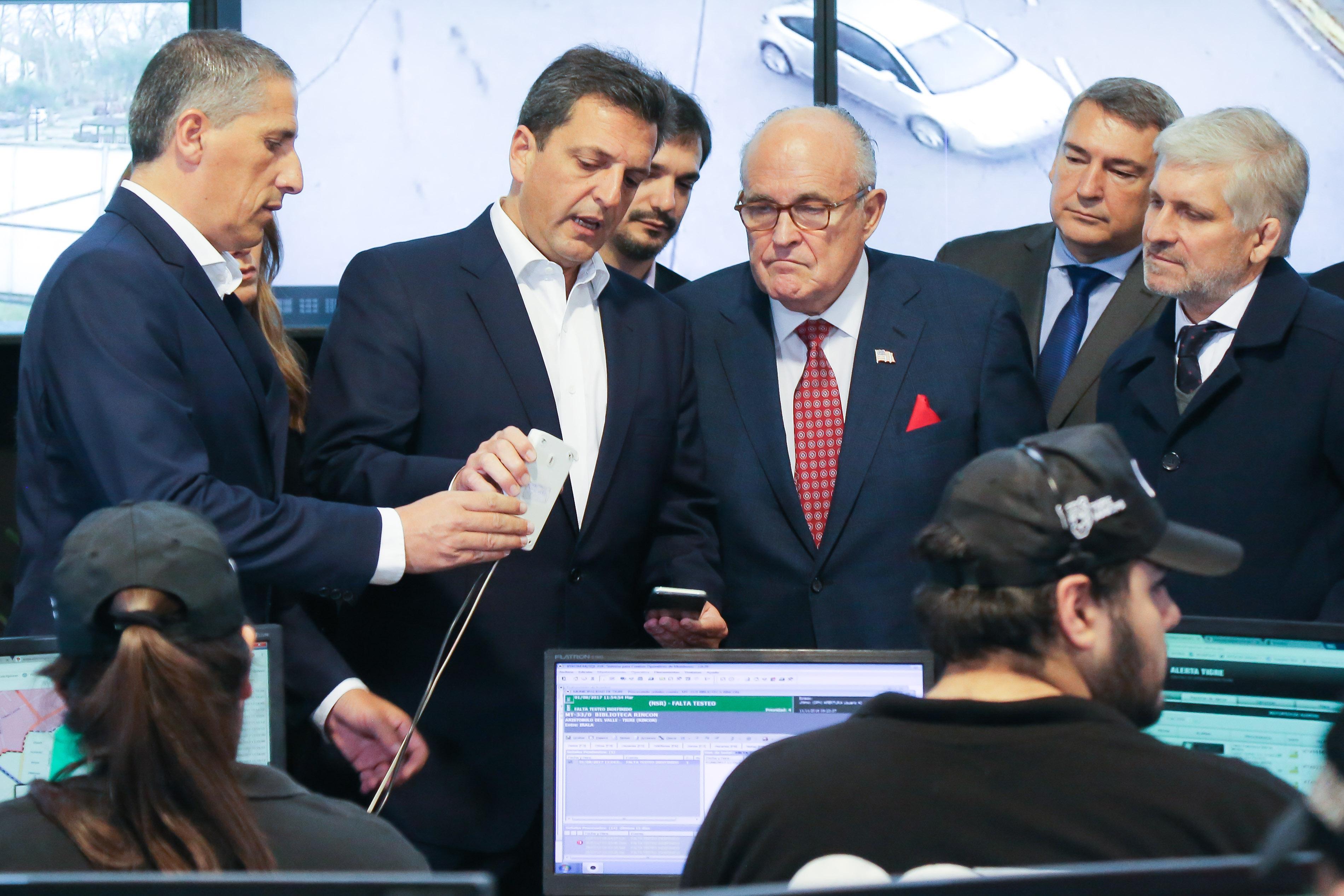 Rudolph Giuliani: «Tigre es el ejemplo a seguir para combatir la inseguridad en la Argentina»