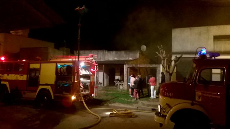 Incendio en una vivienda