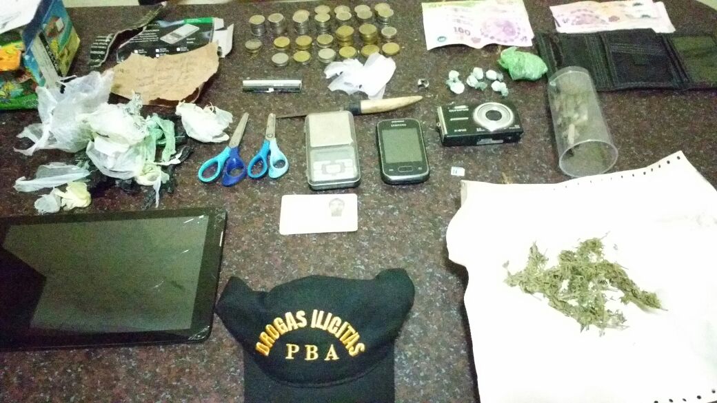 Allanamiento por drogas. Un detenido