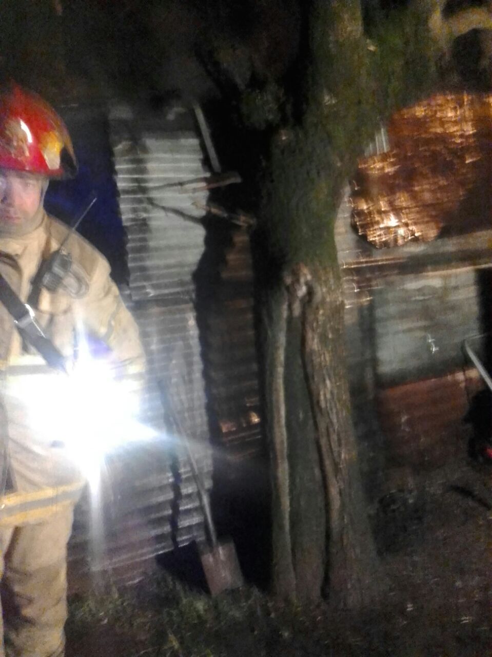Incendio intencional en una vivienda