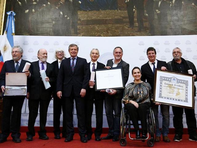 Les Luthiers tuvo su Mención de Honor en el Congreso