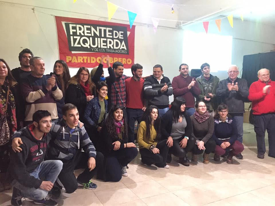 Acto de cierre de campaña del Frente de Izquierda