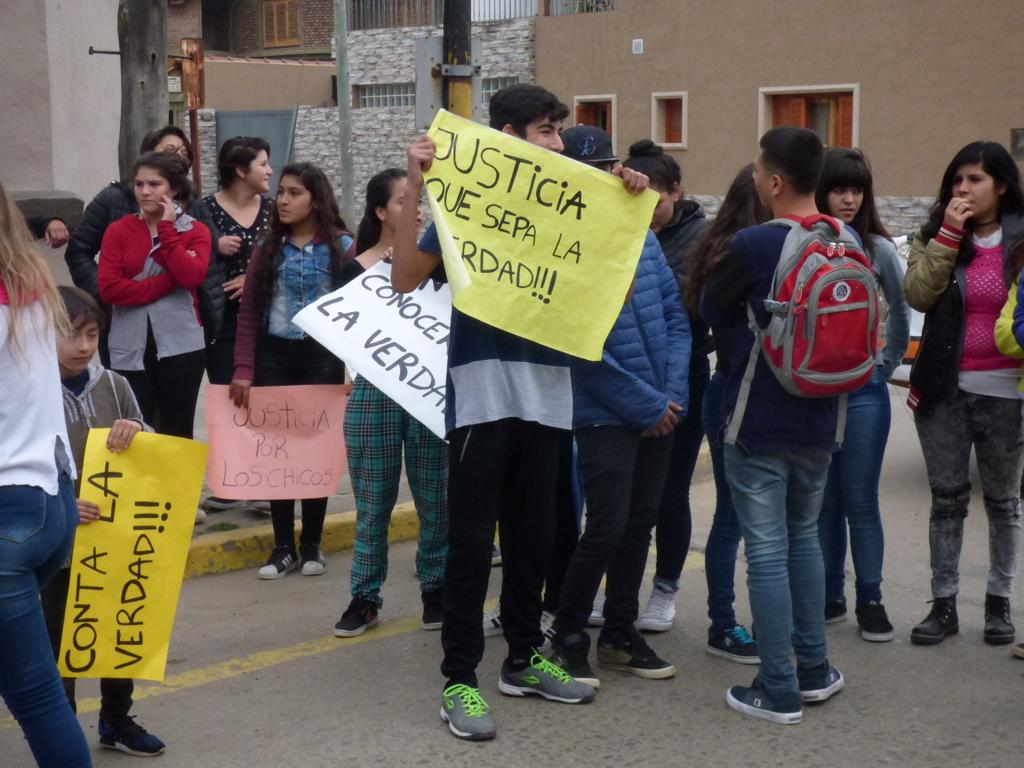 San Pedro. Amigos y conocidos de los detenidos “reclamaron justicia”