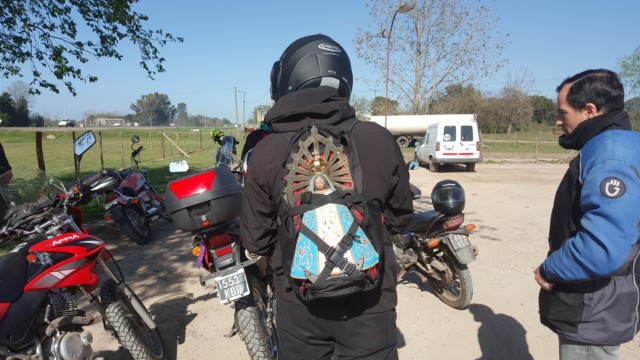 Peregrinación motoquera