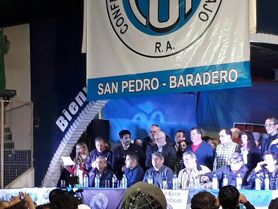 Se realizó el Plenario de la CGT San Pedro – Baradero