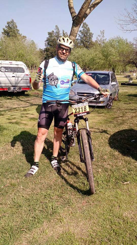 Pablo Gallardo desafiando el Salado…