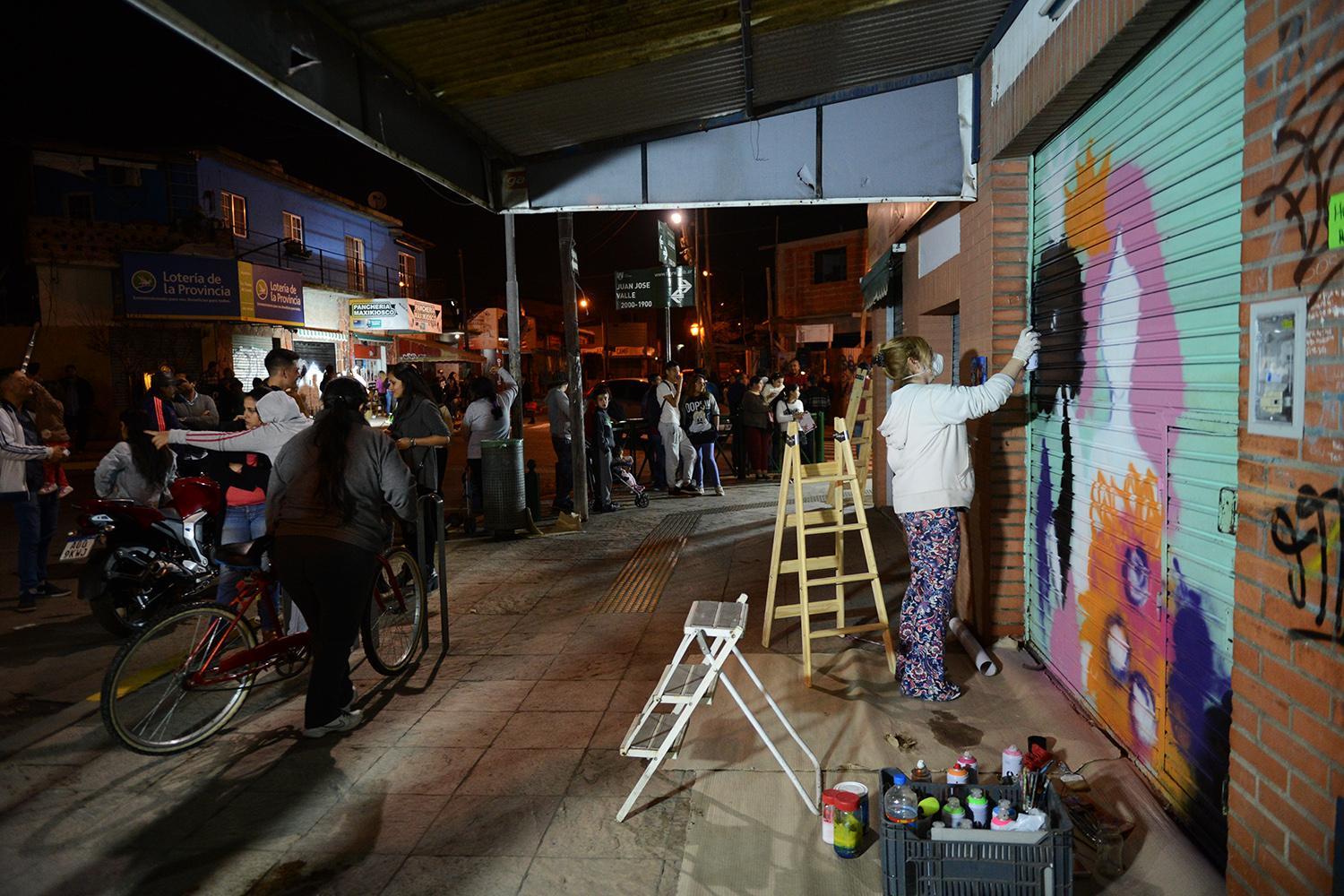 General Pacheco recibe a los artistas urbanos de “Pintó Tigre”