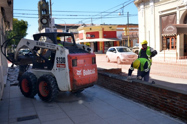 Calle Anchorena y otras obras en marcha