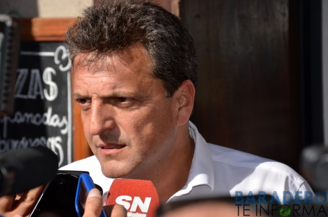Massa visitó Baradero
