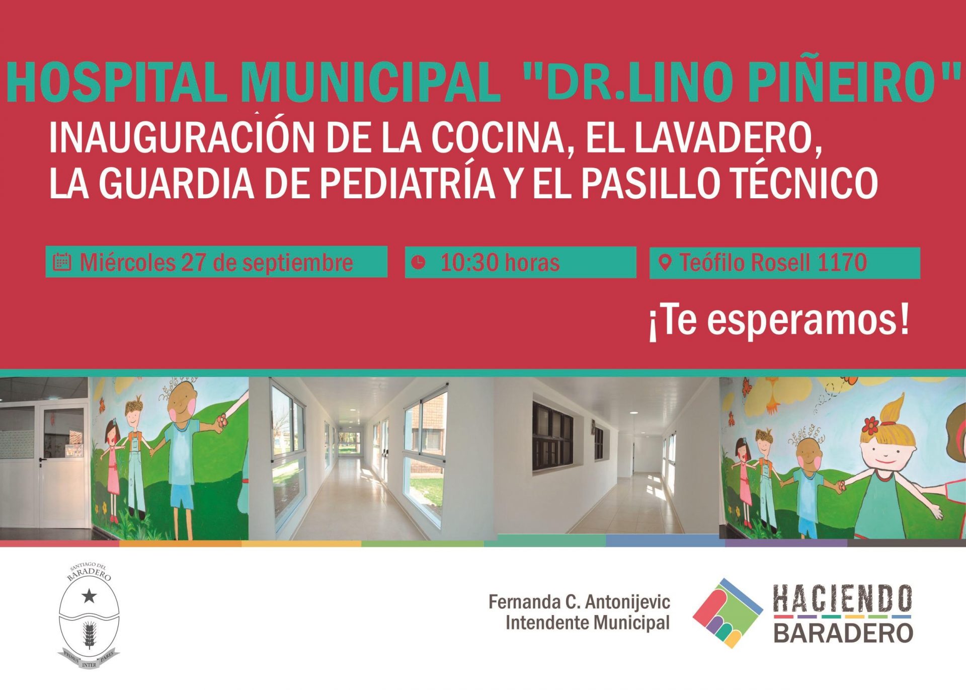 Inauguran la primera etapa de la obra del Hospital Municipal “Dr. Lino Piñeiro”