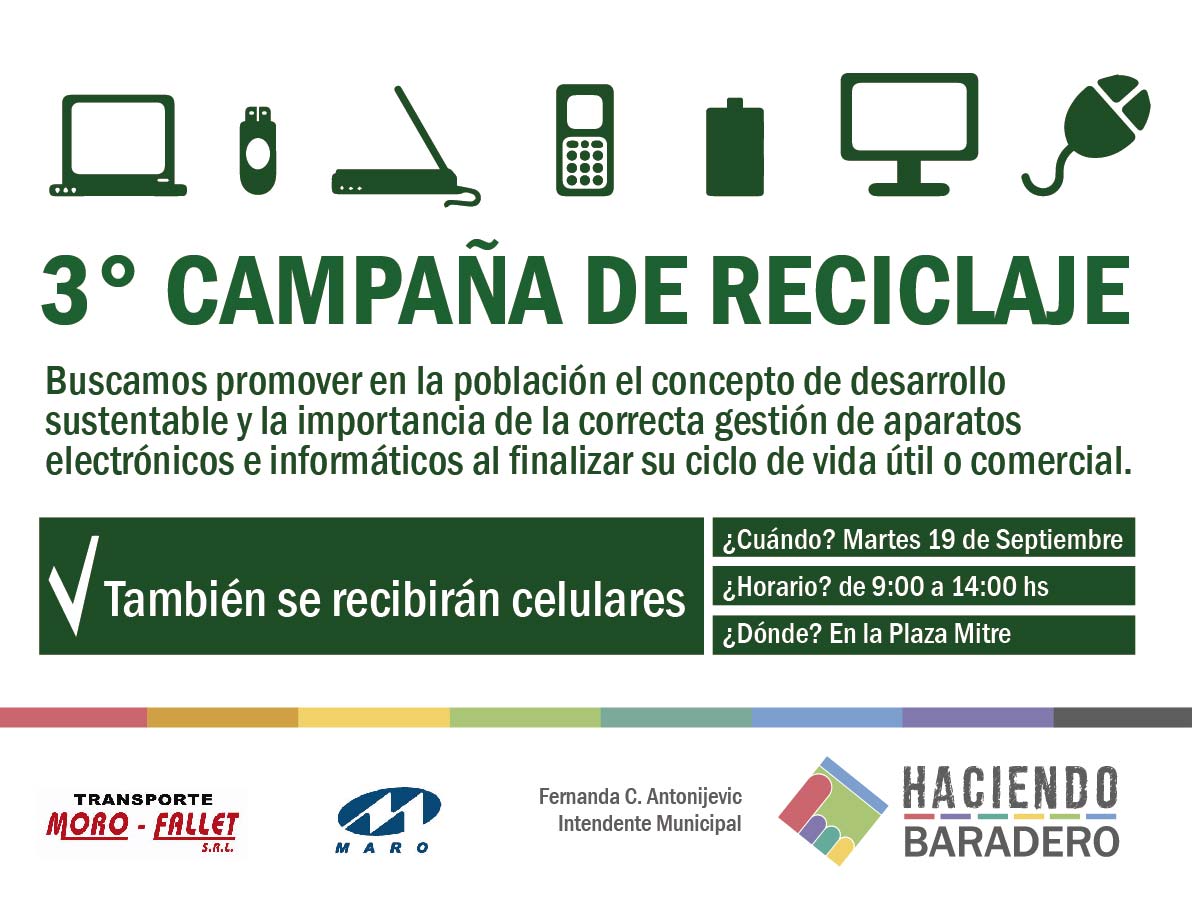 Se viene la cuarta campaña de reciclaje y reutilización de aparatos eléctricos