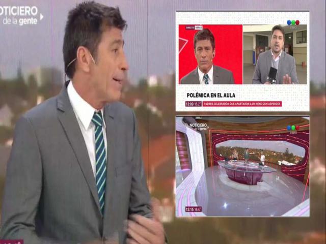 Así fue el gran regreso de Nicolás Repetto a la televisión en el «Noticiero de la gente»