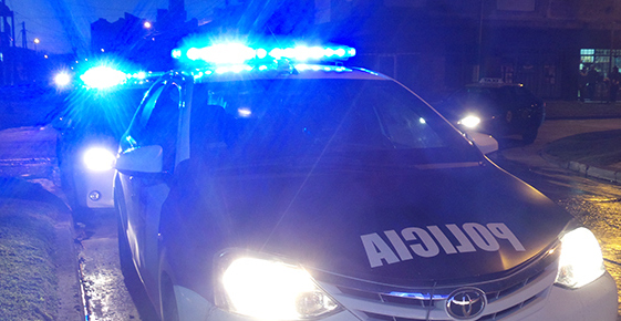 Accidente entre un camión y un auto