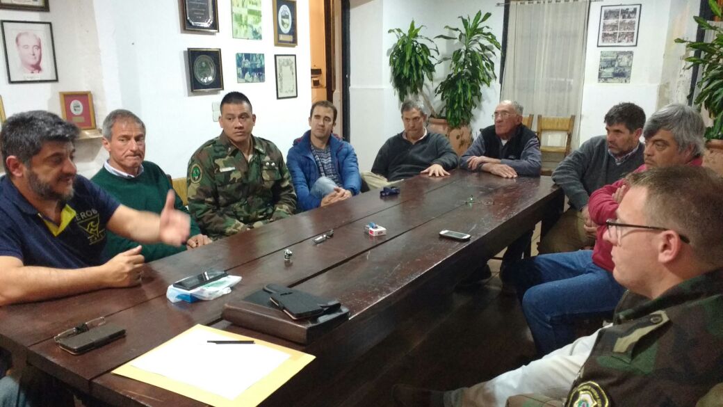 Reunión sobre inseguridad en la Sociedad Rural de San Pedro