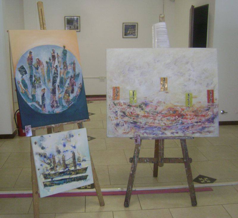 Artistas locales exponen en sede local de PAMI