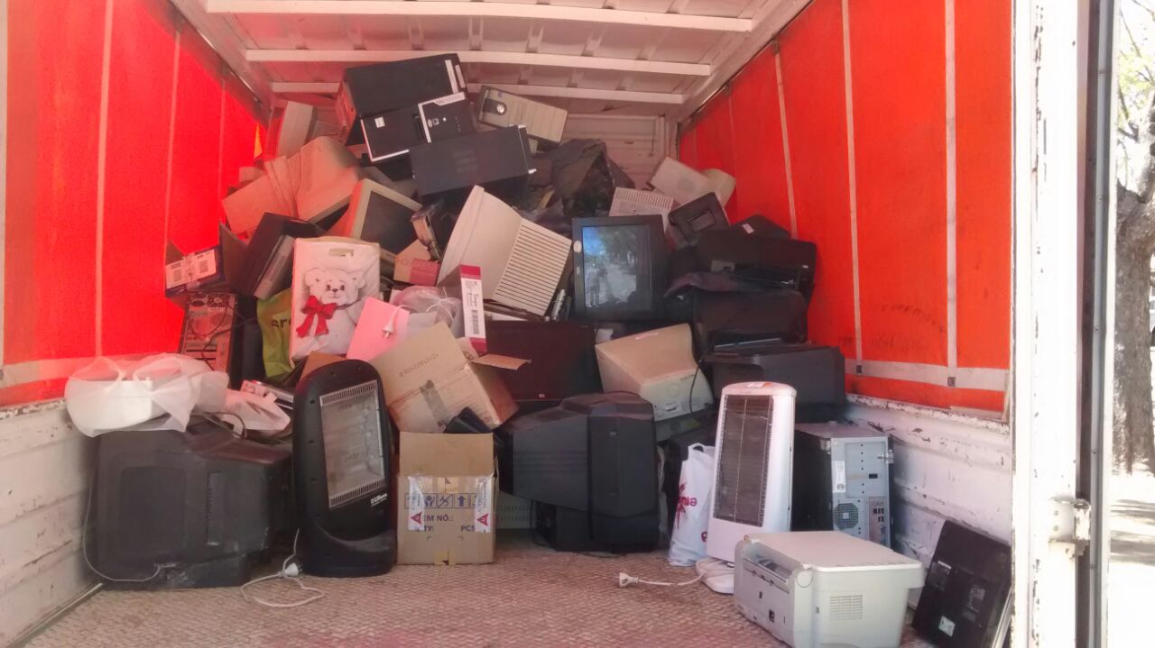 Se recolectaron más de 1670 kilogramos de residuos electrónicos