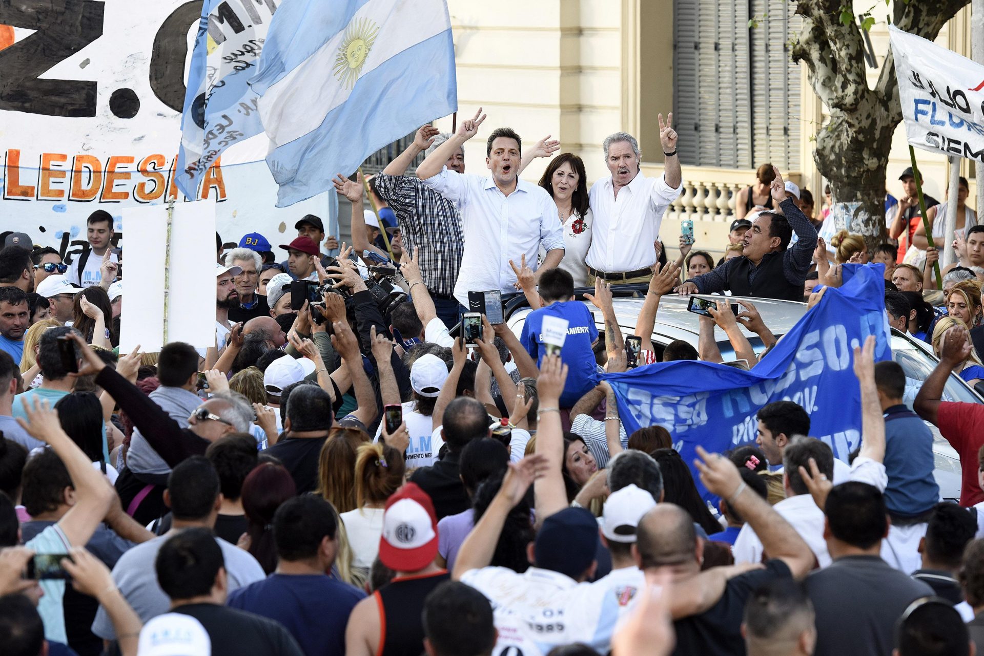 Massa en La Matanza: “Entre la corrupción y el ajuste hay un camino de esperanza”
