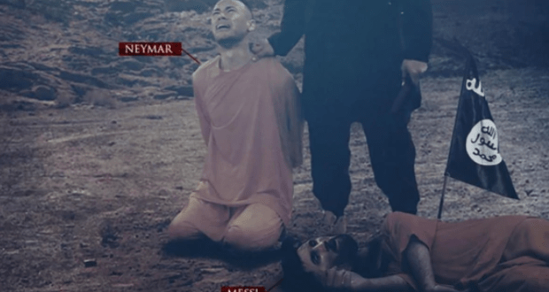 Messi y Neymar son las víctimas de una nueva amenaza de ISIS al Mundial