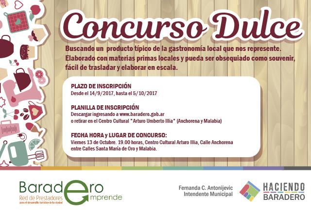 ¡Participá del Concurso Dulce Baradero!