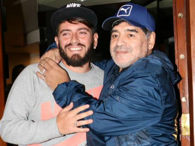 ¡Felicidades papá! Diego Maradona Jr ya sabe el sexo de su bebé