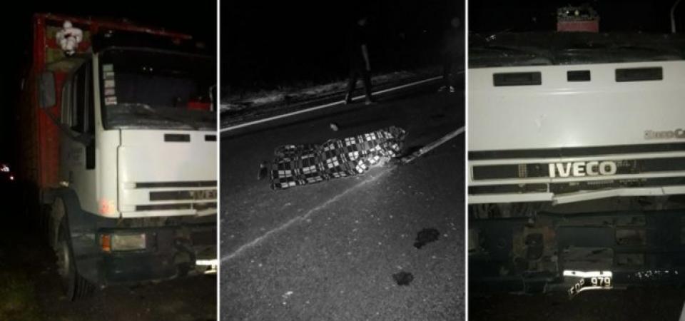 Capitán Sarmiento: Joven se quitó la vida al ser embestido por un Camión en la Ruta 41