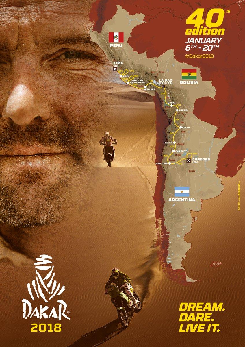 Se presentó el recorrido oficial del Dakar 2018: así será etapa por etapa