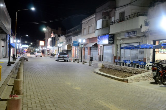 Obra calle Anchorena: los estacionamientos para motovehículos han sido removidos