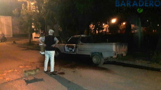 Incendio de un vehículo