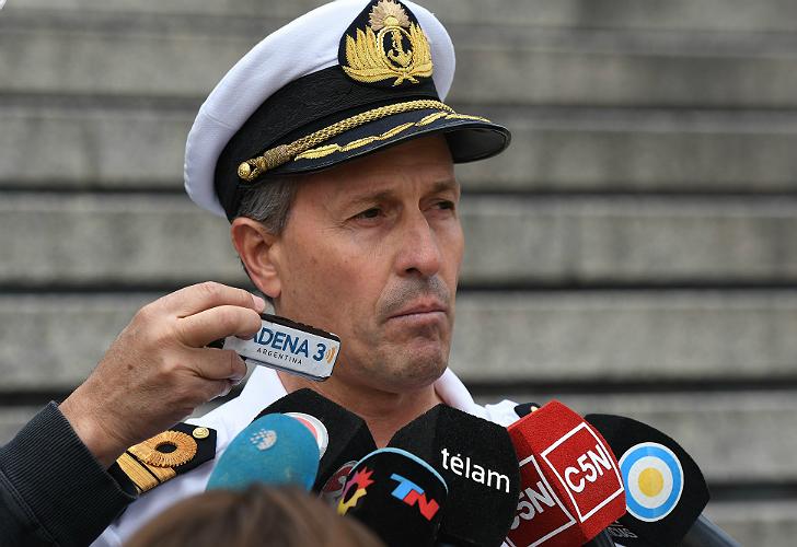 Balbi: «No descartamos nada porque todavía no sabemos dónde está el submarino»