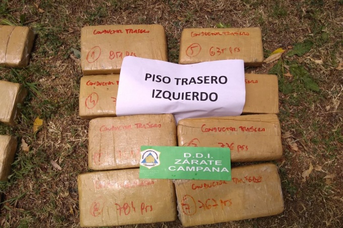 Fueron detenidos con 100 kilos de marihuana que traían desde Paraguay