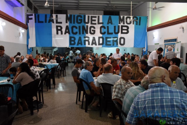 La Filial de Racing Club «Miguel A. Mori» distinguió a personalidades del deporte, la cultura y los mejores promedios